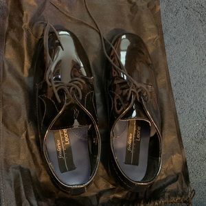 Frederico Ltd. “Leone” black patent leather shoes